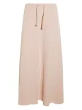 Herno drawstring elastic-waistband skirt - Pink