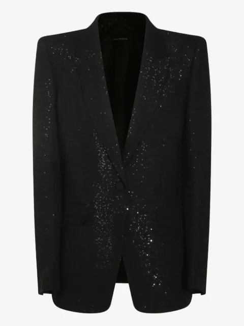 TOM FORD sequin-embellished single-breasted blazer