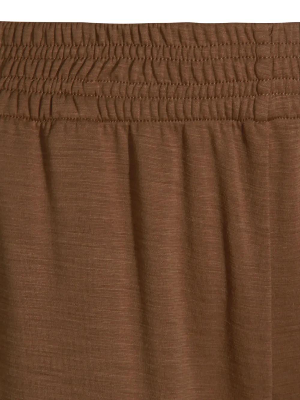Fabiana Filippi Relaxed Wide Leg Trousers With Belt Loops In Brown