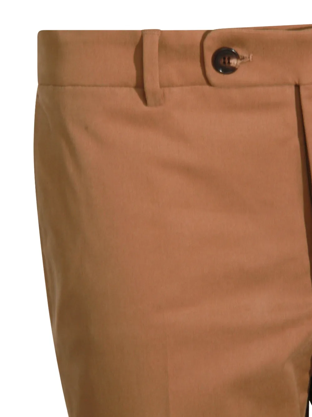 Incotex Relaxed Trousers With Front Pleats And Pockets In Brown