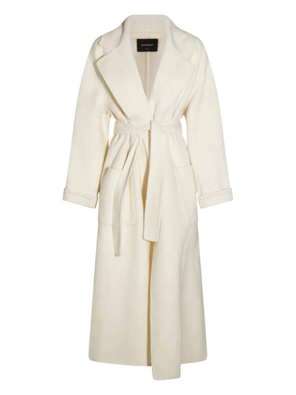 Fabiana Filippi belted lapels coat | Neutrals | Image 1