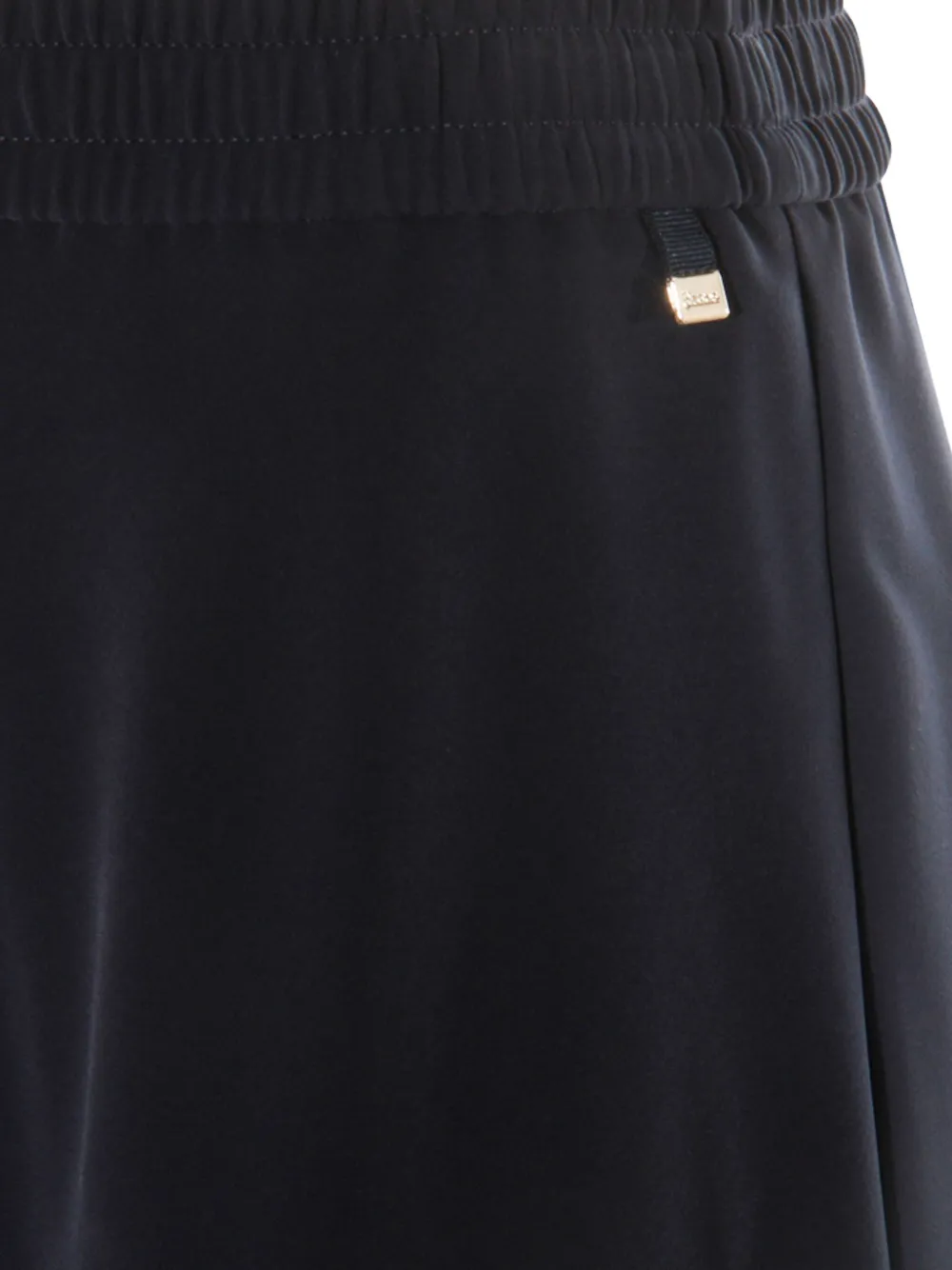 Herno Midi And Knee Length Skirt With Drawstring In Black