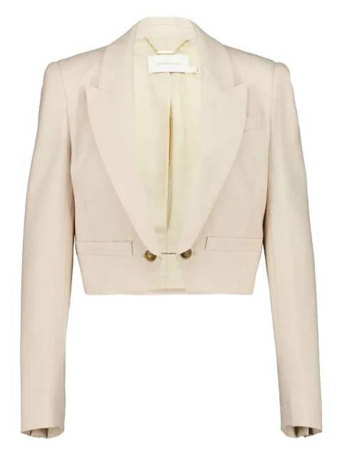 ZIMMERMANN blazer corto de lana