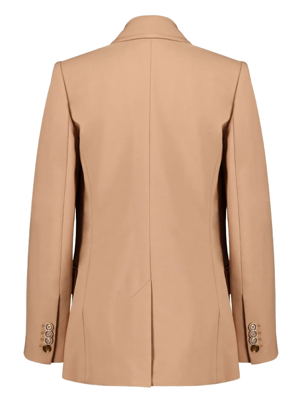 Zimmermann Double-breasted Wool Blazer In Brown
