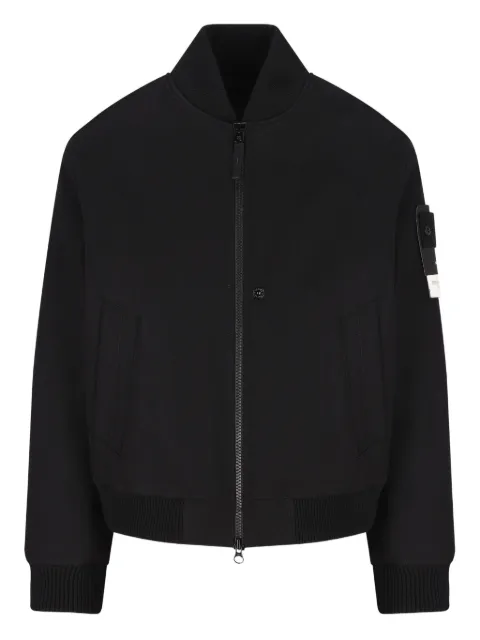 Stone Island performance flannel patch jacket