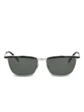 Saint Laurent rectangle-frame sunglasses - Silver