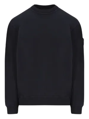 Stone Island ロゴ クルーネック スウェットシャツ | ブルー | FARFETCH JP