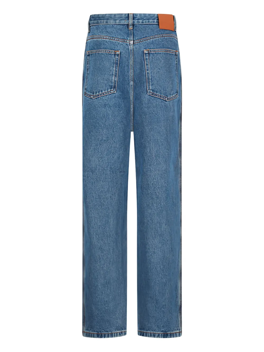 LOEWE Anagram-embroidered jeans - Blauw