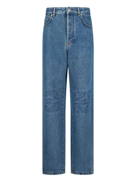 LOEWE Anagram-embroidered jeans