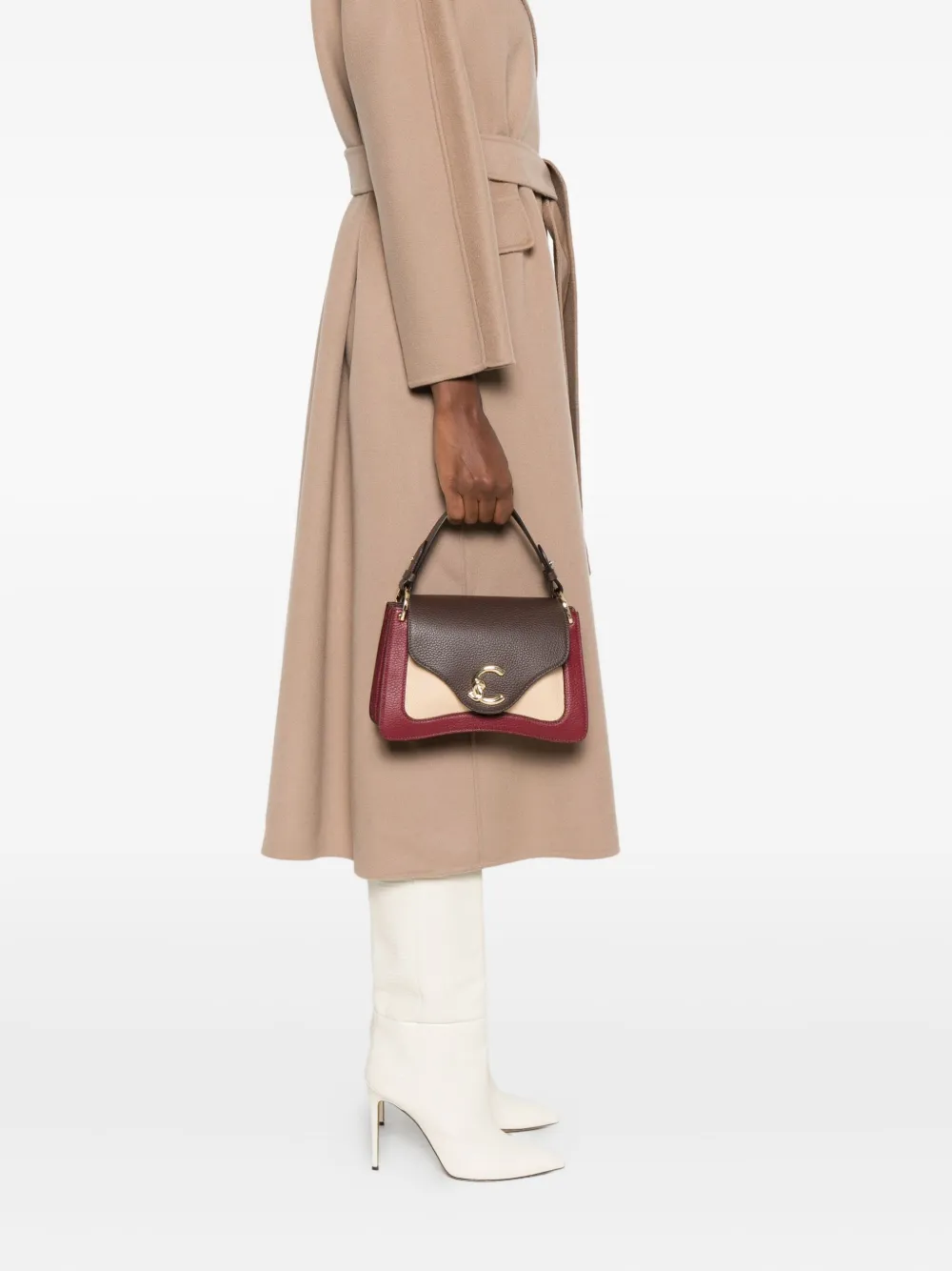 Coccinelle Leren shopper - Rood