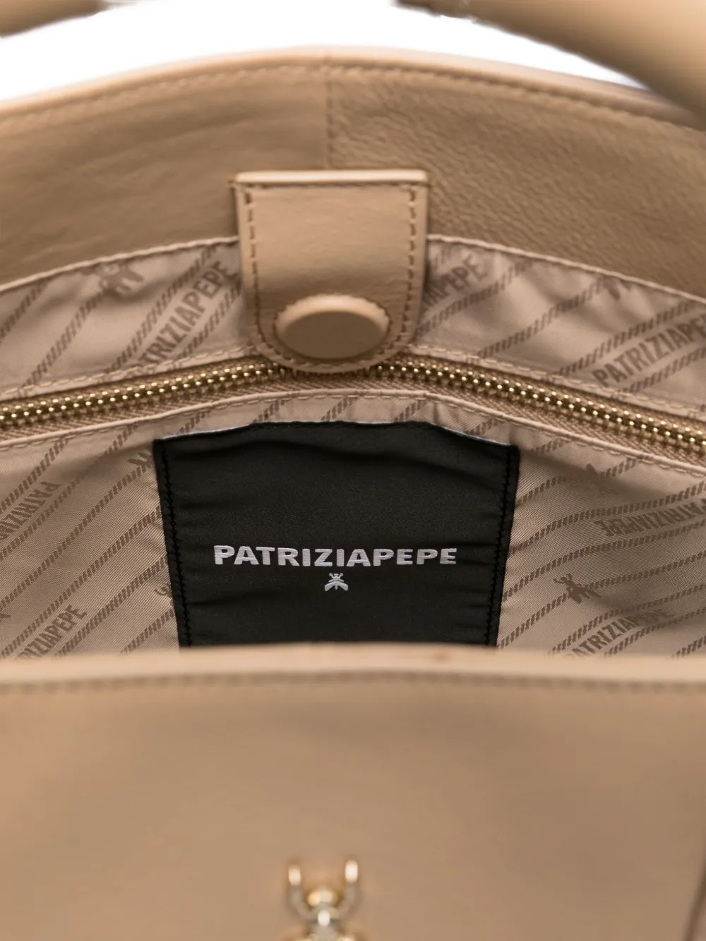 Patrizia Pepe New Business Tote Bag In Neutral