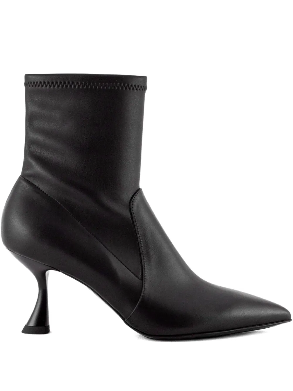 Sergio Levantesi 55mm pointed-toe ankle boots Black