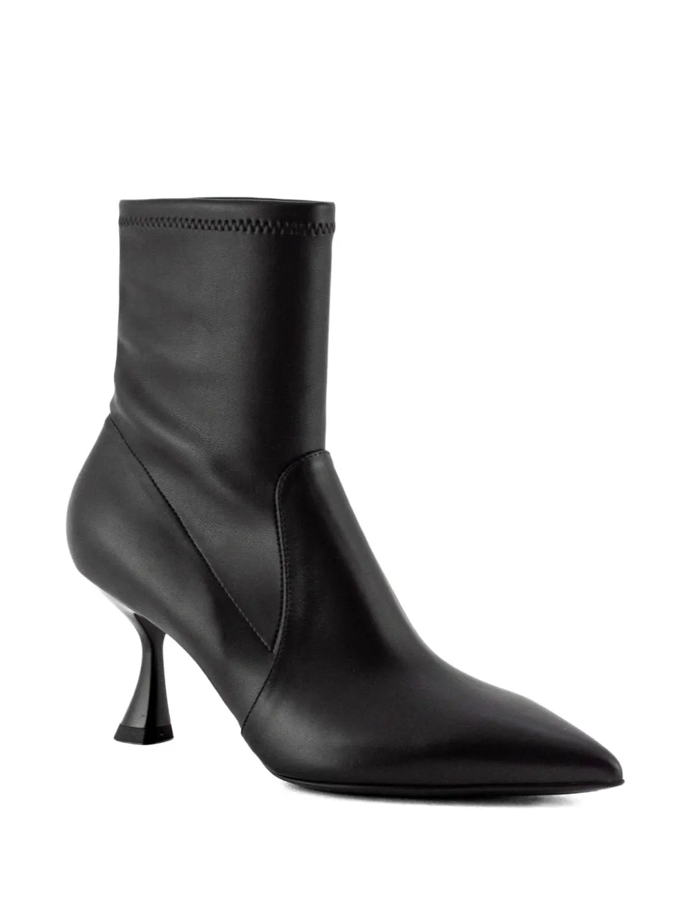 Sergio Levantesi 55mm pointed-toe ankle boots Black