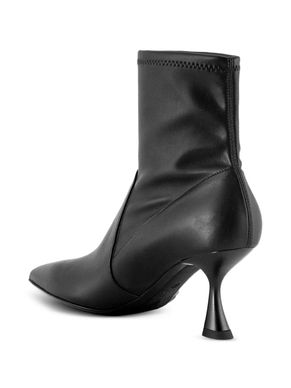 Sergio Levantesi 55mm pointed-toe ankle boots Black