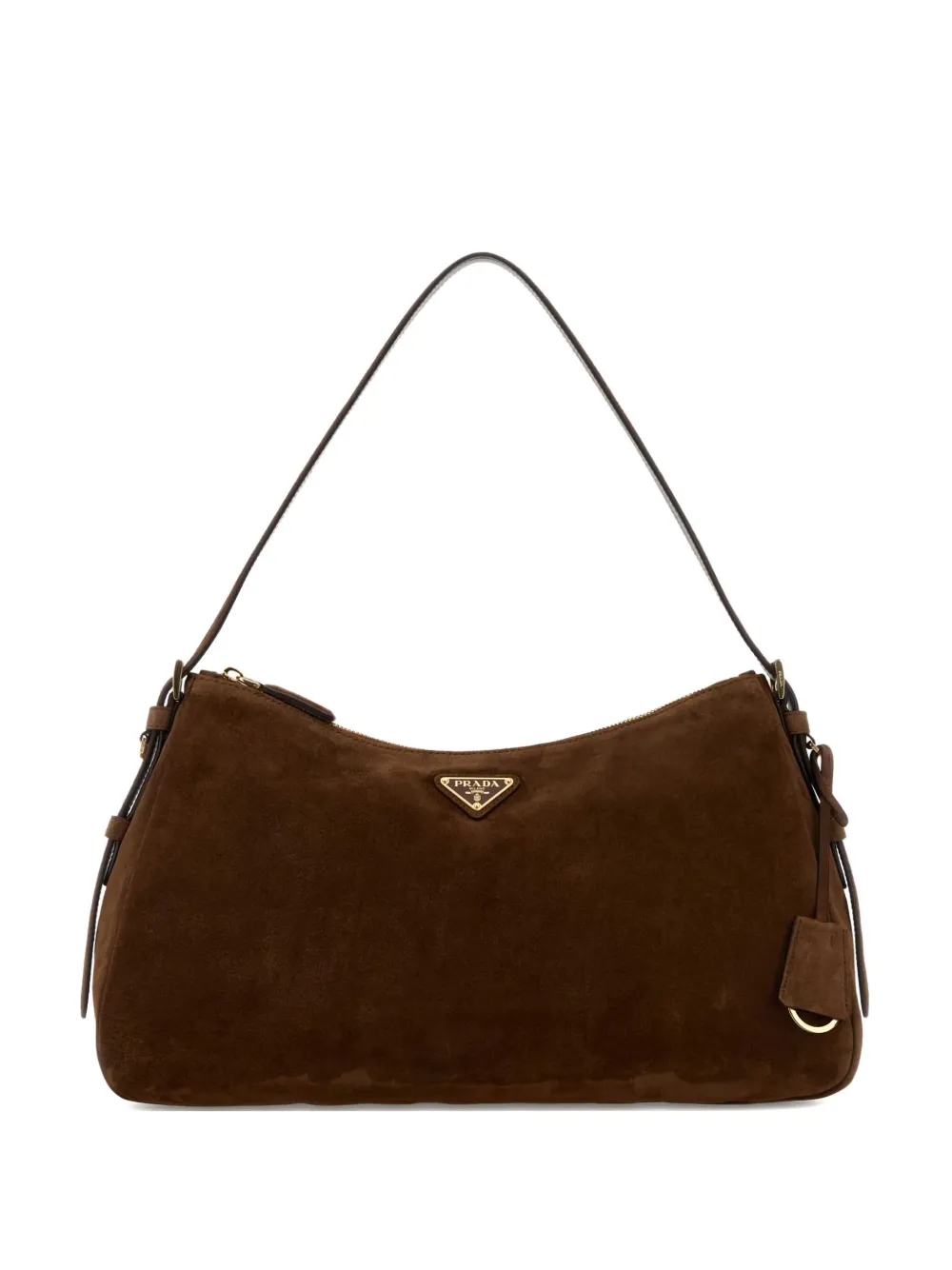 Prada Aimee suede shoulder bag | Brown | Image 1