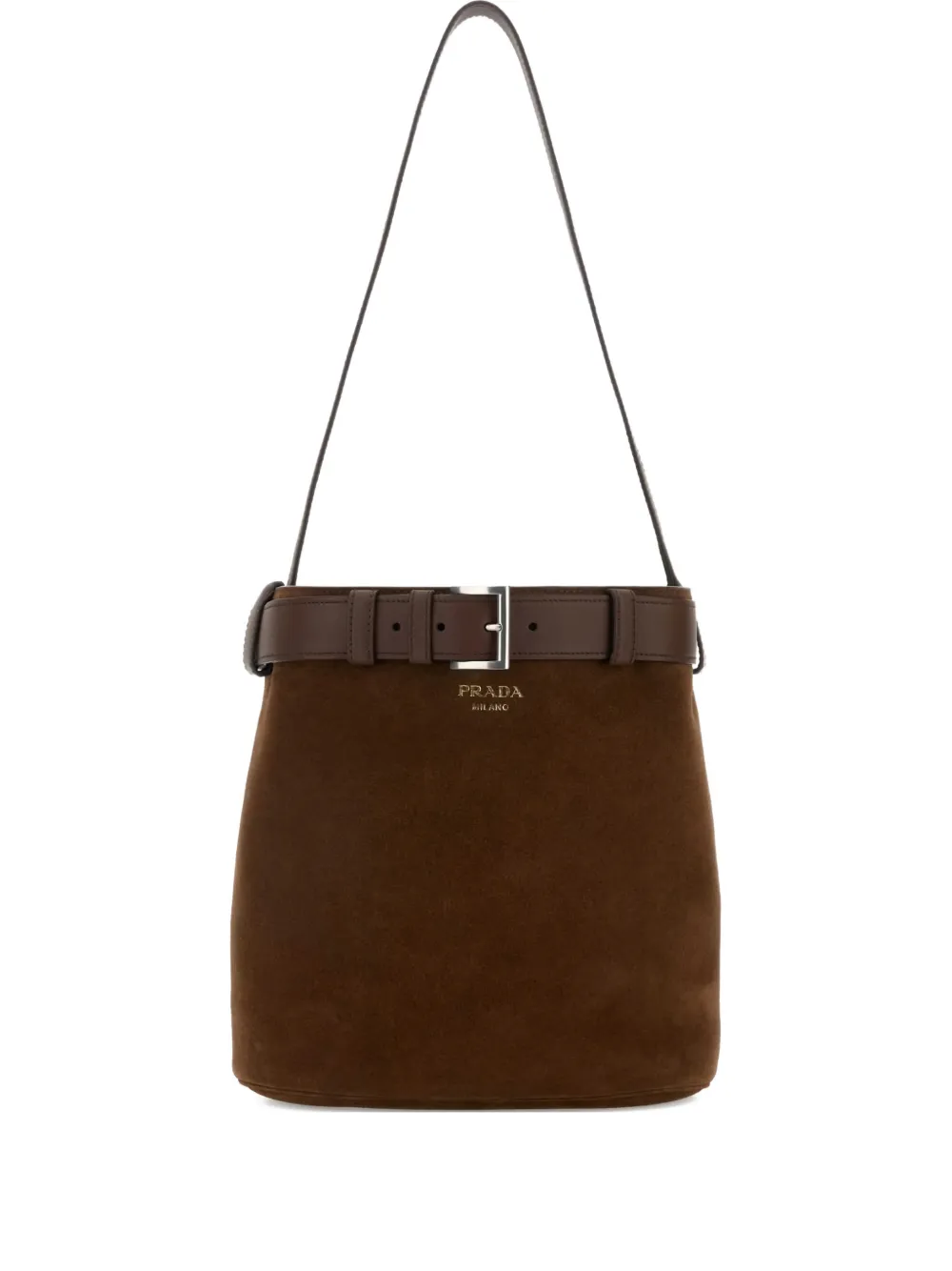 Prada buckle bucket bag | Brown | Image 1
