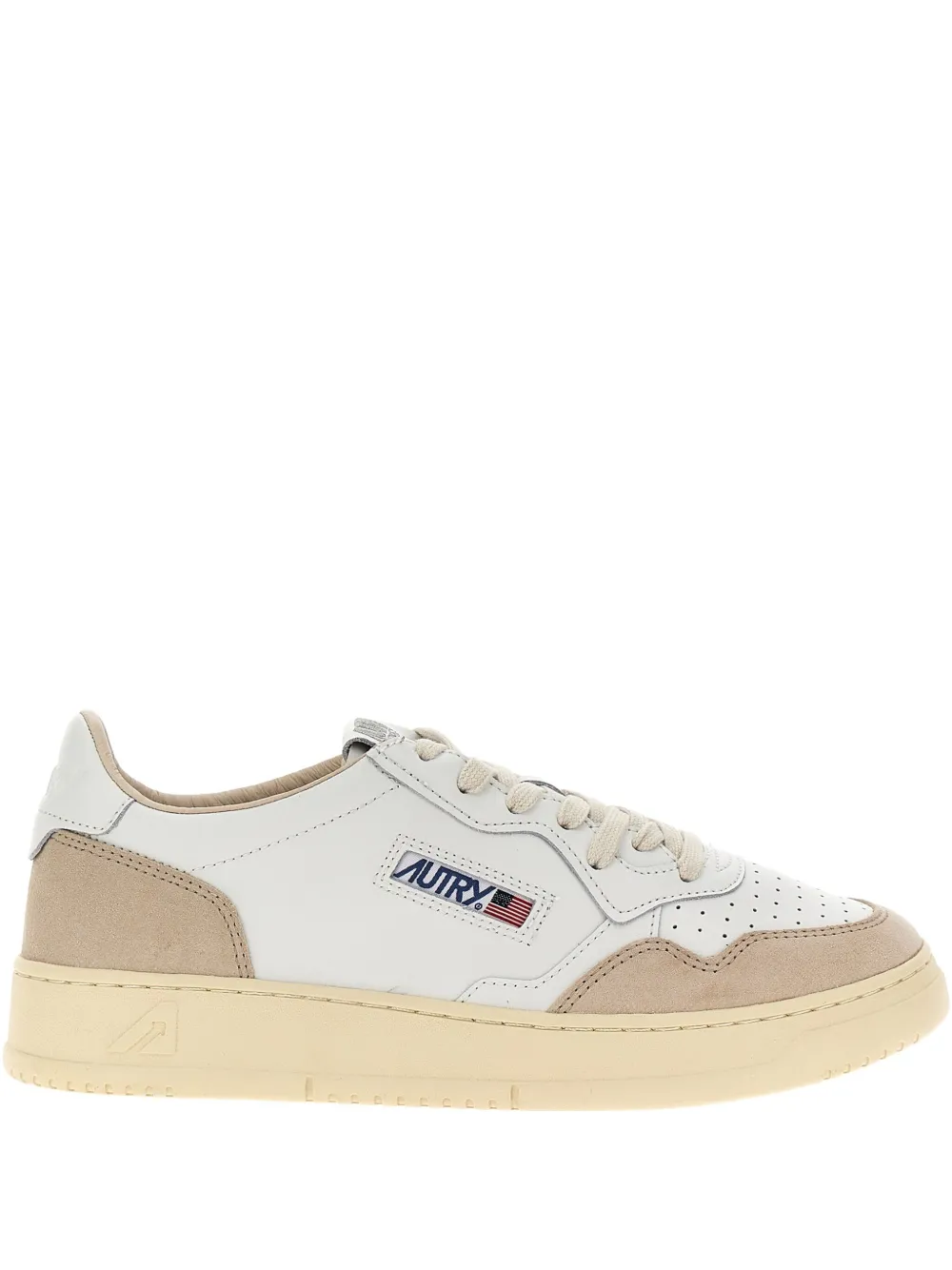 Autry Medalist leather trainers White
