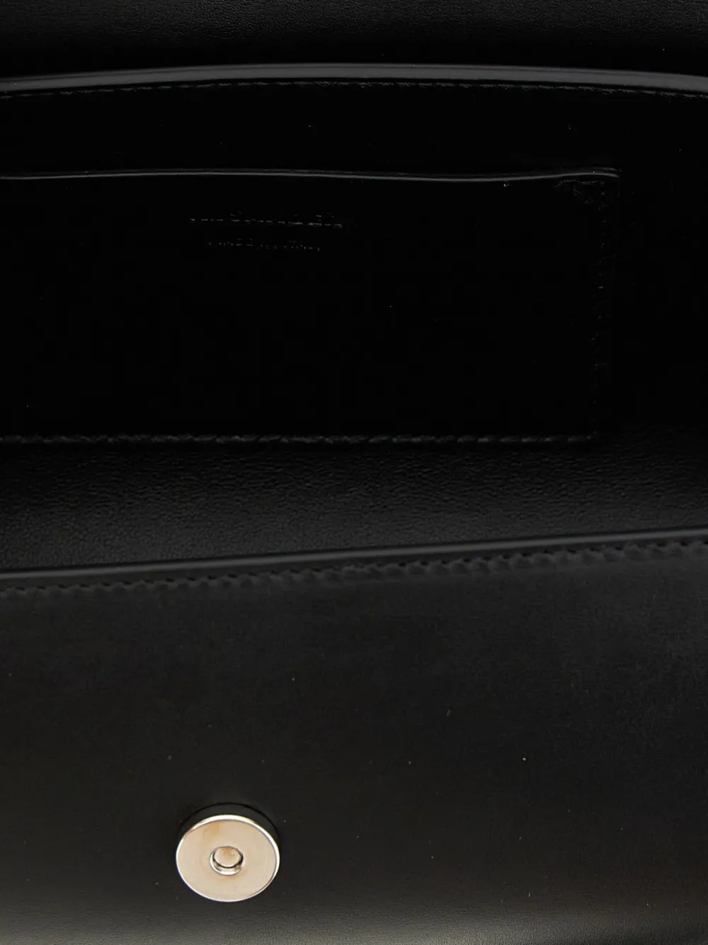 Jil Sander Cannolo Small Embellished Leather Shoulder Bag In Black