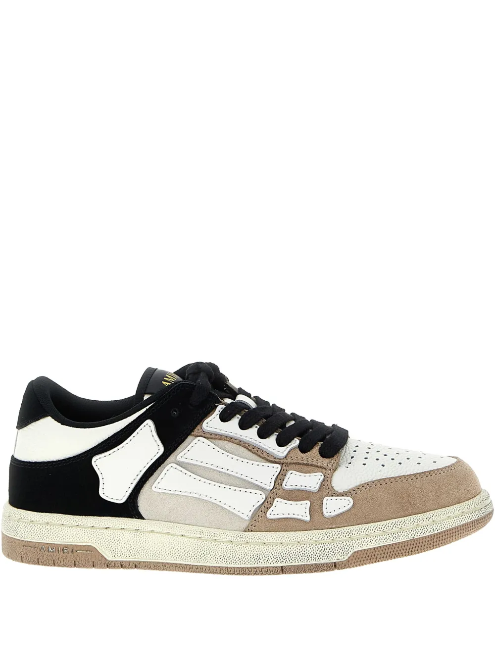 AMIRI Distressed Skel leather sneakers | Neutrals | Image 1