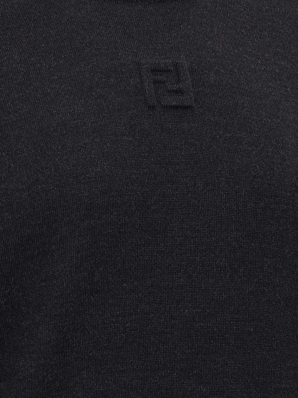  Fendi Embossed-ff Sweater - Grey 