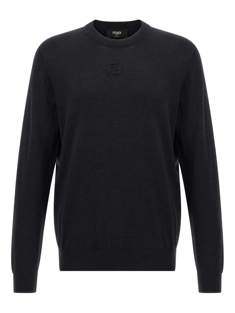 FENDI embossed-FF sweater | Grey | Image 1
