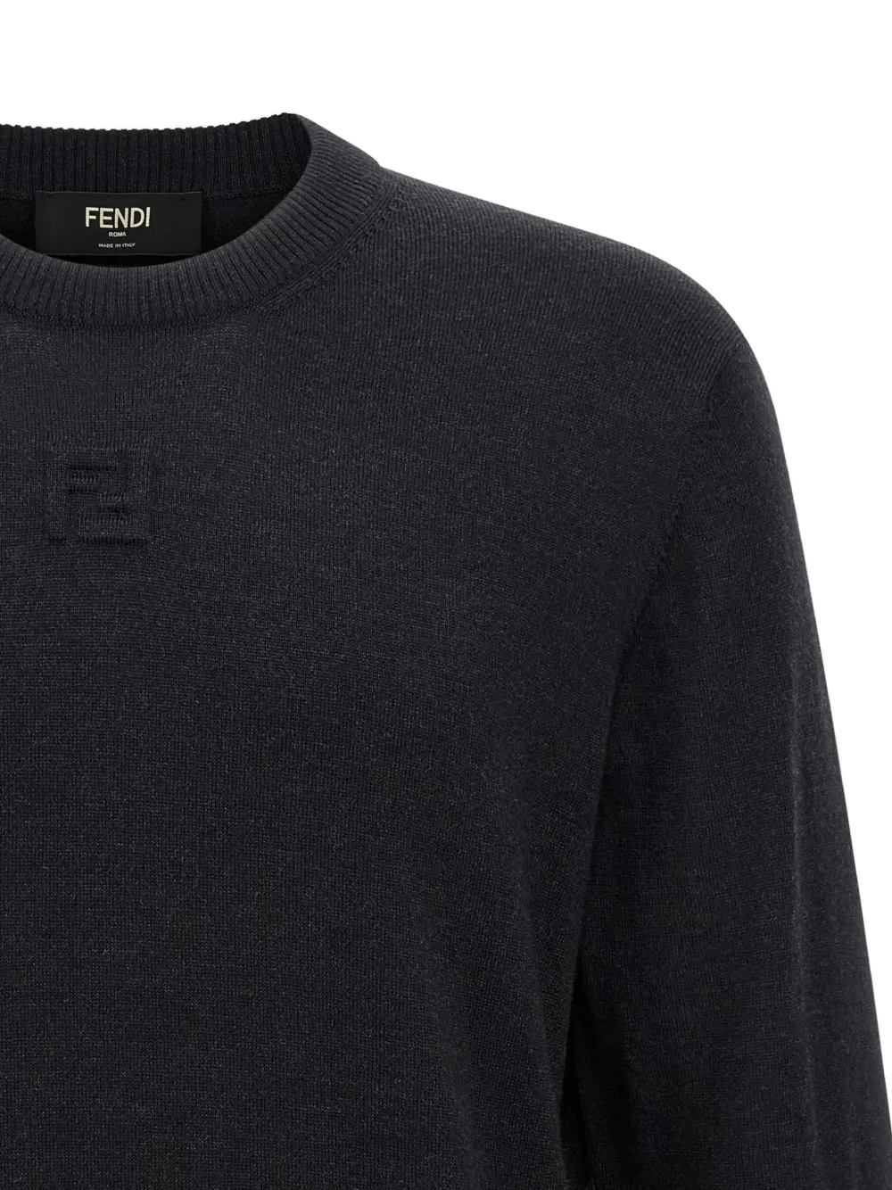 embossed-FF sweater