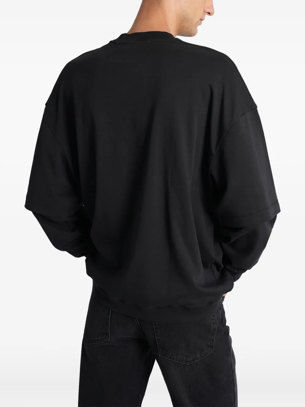 DARKPARK Troy gelaagd T-shirt Zwart