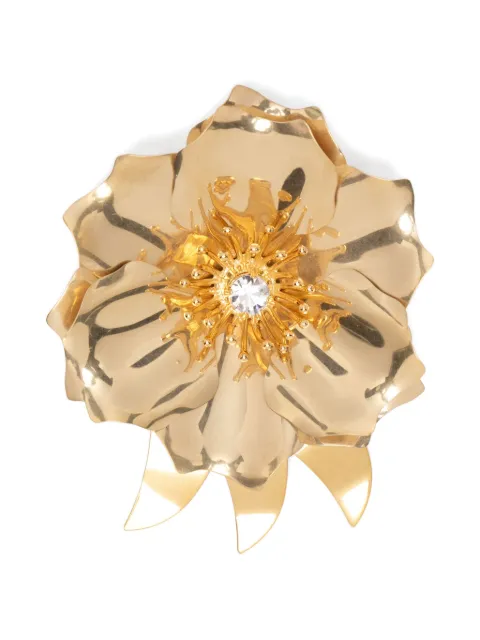Miu Miu crystal flower brooch