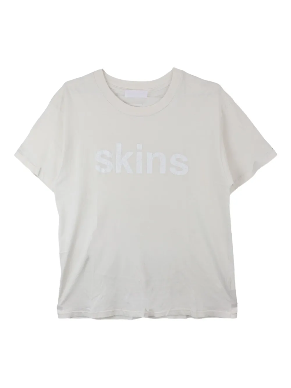 ALEXANDER DIGENOVA Skins cotton T-shirt | Neutrals | Image 1