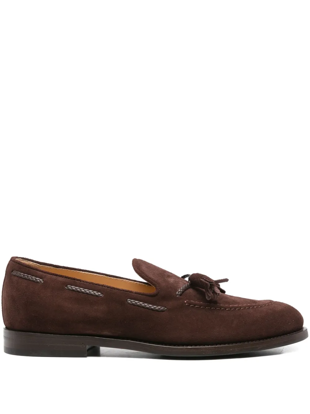 Brunello Cucinelli suede loafers Bruin