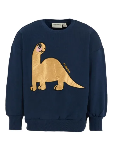 Mini Rodini dinosaur-embellished sweatshirt