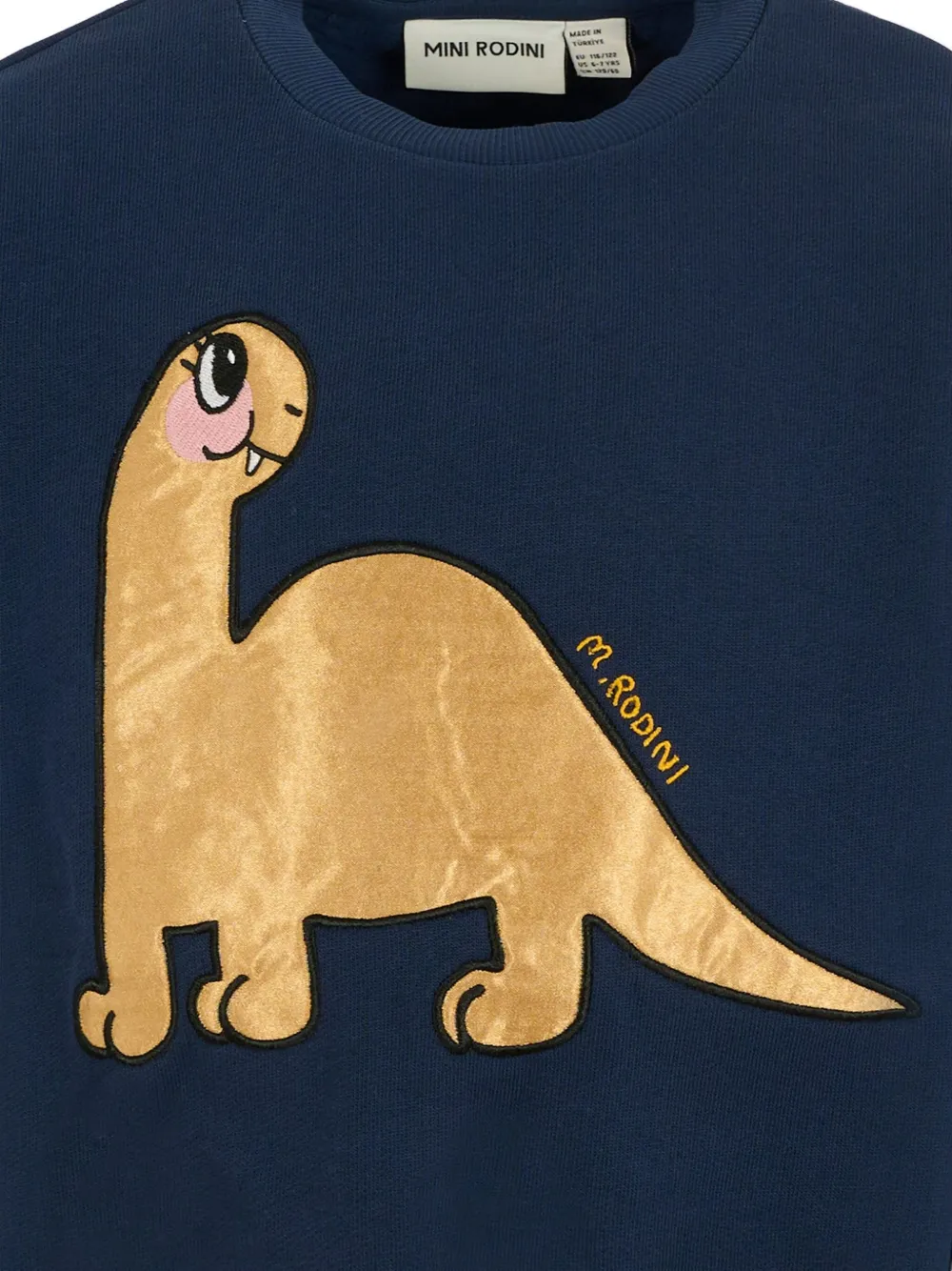 Mini Rodini Dinosaur-embellished Sweatshirt In Blue