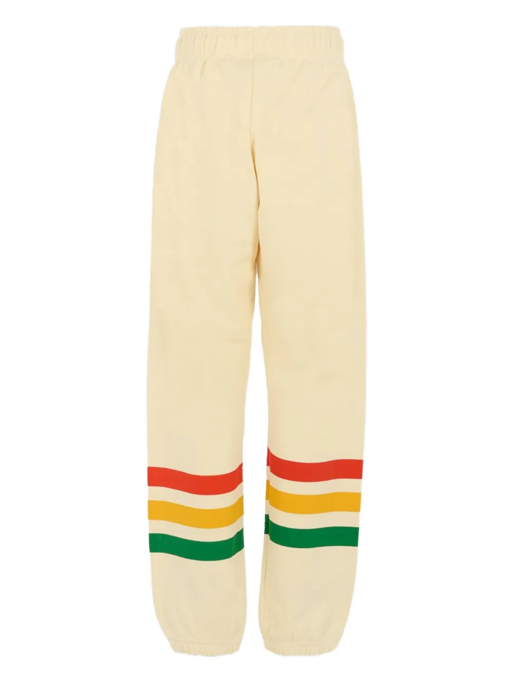 Mini Rodini bear-embroidered striped trousers | Boys Casual Trousers | Image 2