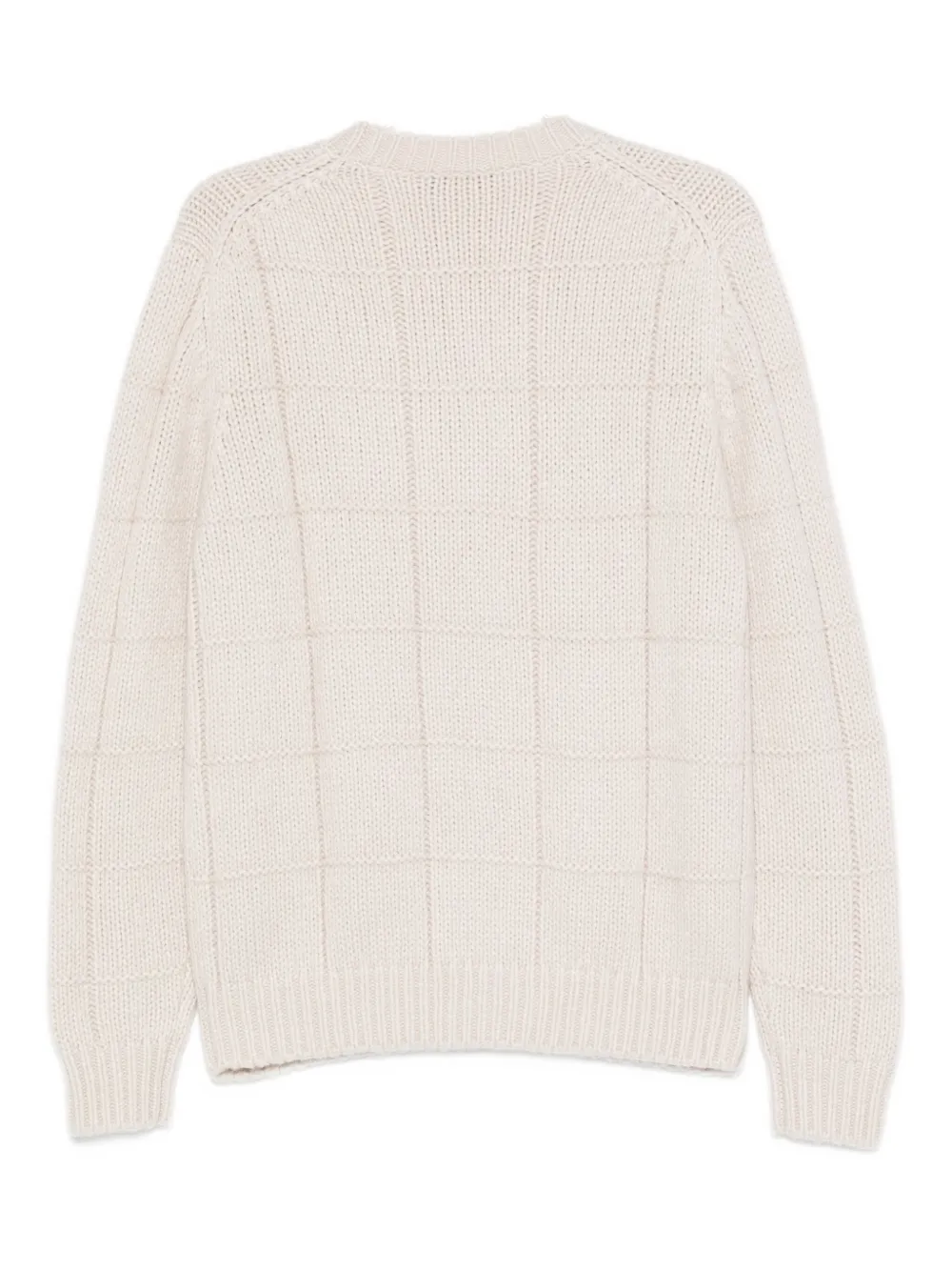 Iris Von Arnim panelled knitted sweater - Wit