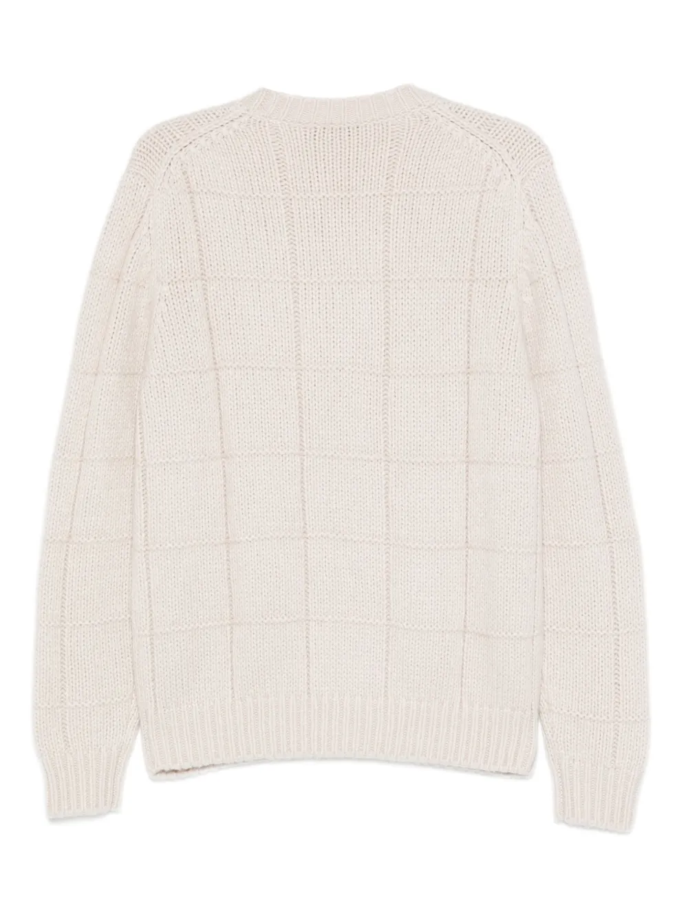 Iris Von Arnim panelled knitted sweater | Knitted Sweaters | Image 2