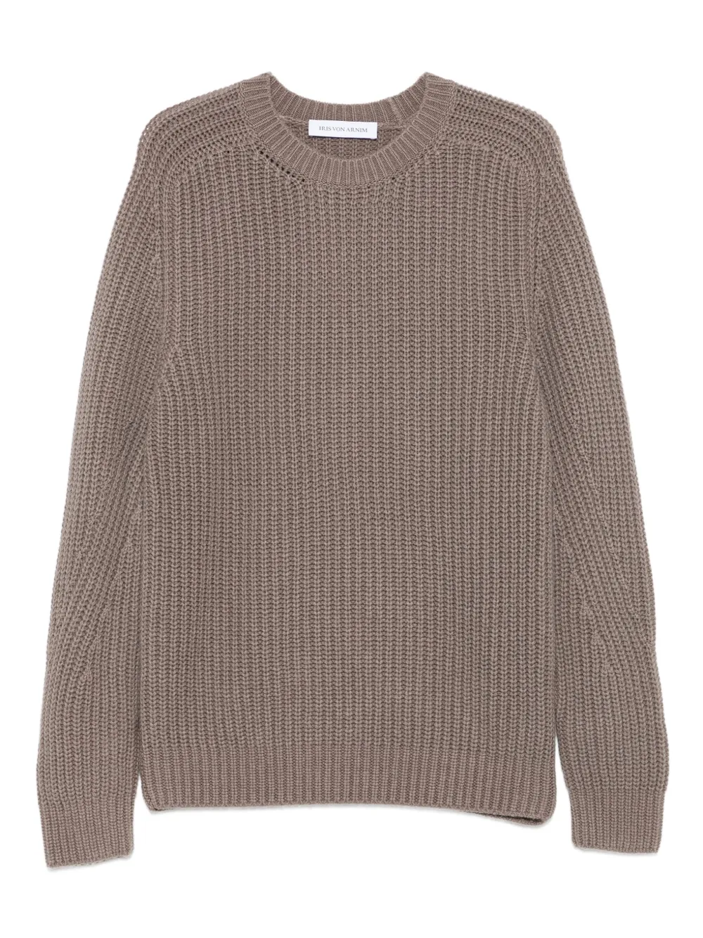 Iris Von Arnim Ribbed Sweater In Brown