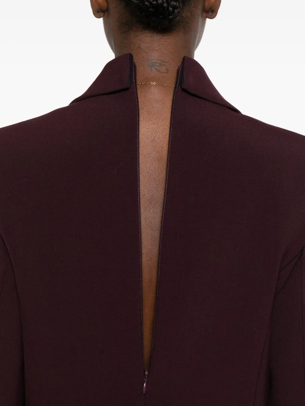 Victoria Beckham Wool-blend Blazer In Red