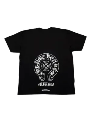 Chrome Hearts Miami Exclusive Horseshoe Logo T-shirt | Black