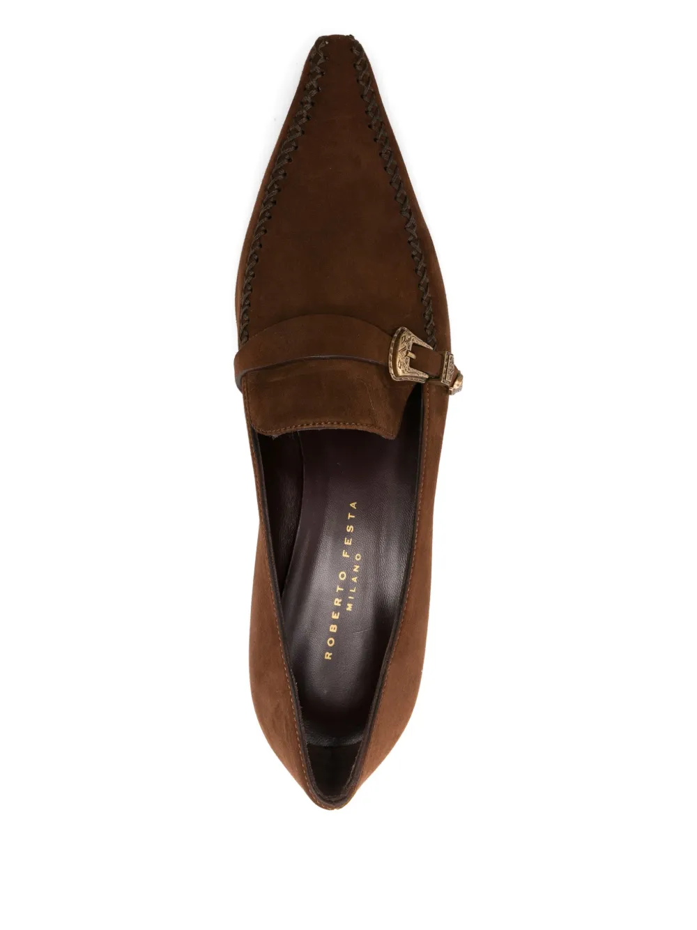 Roberto Festa Suede Pumps In Brown