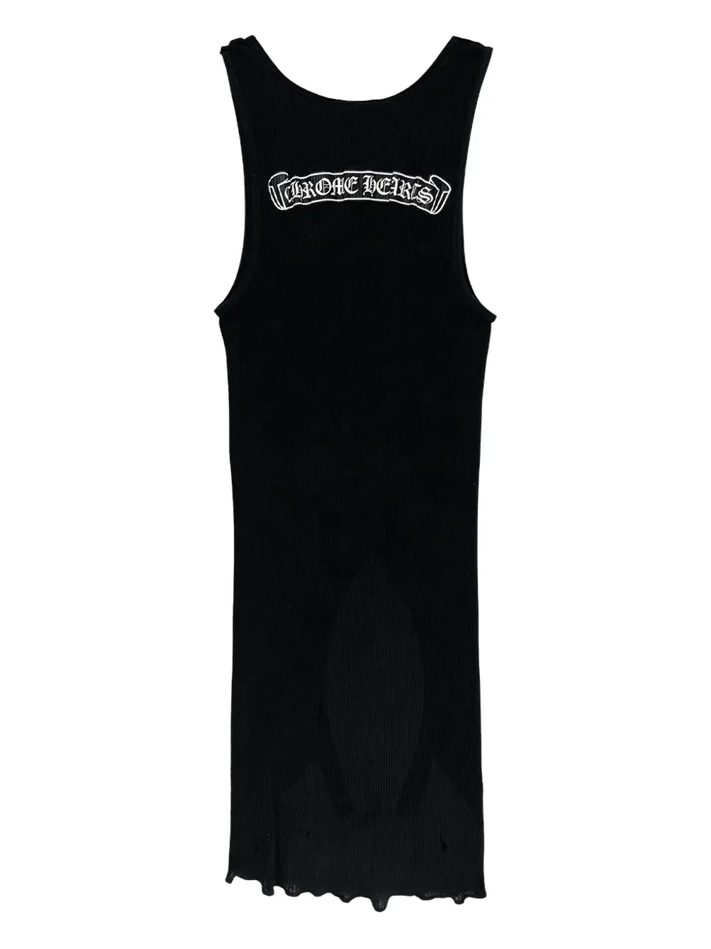Chrome Hearts Scroll tanktop met logo - Zwart