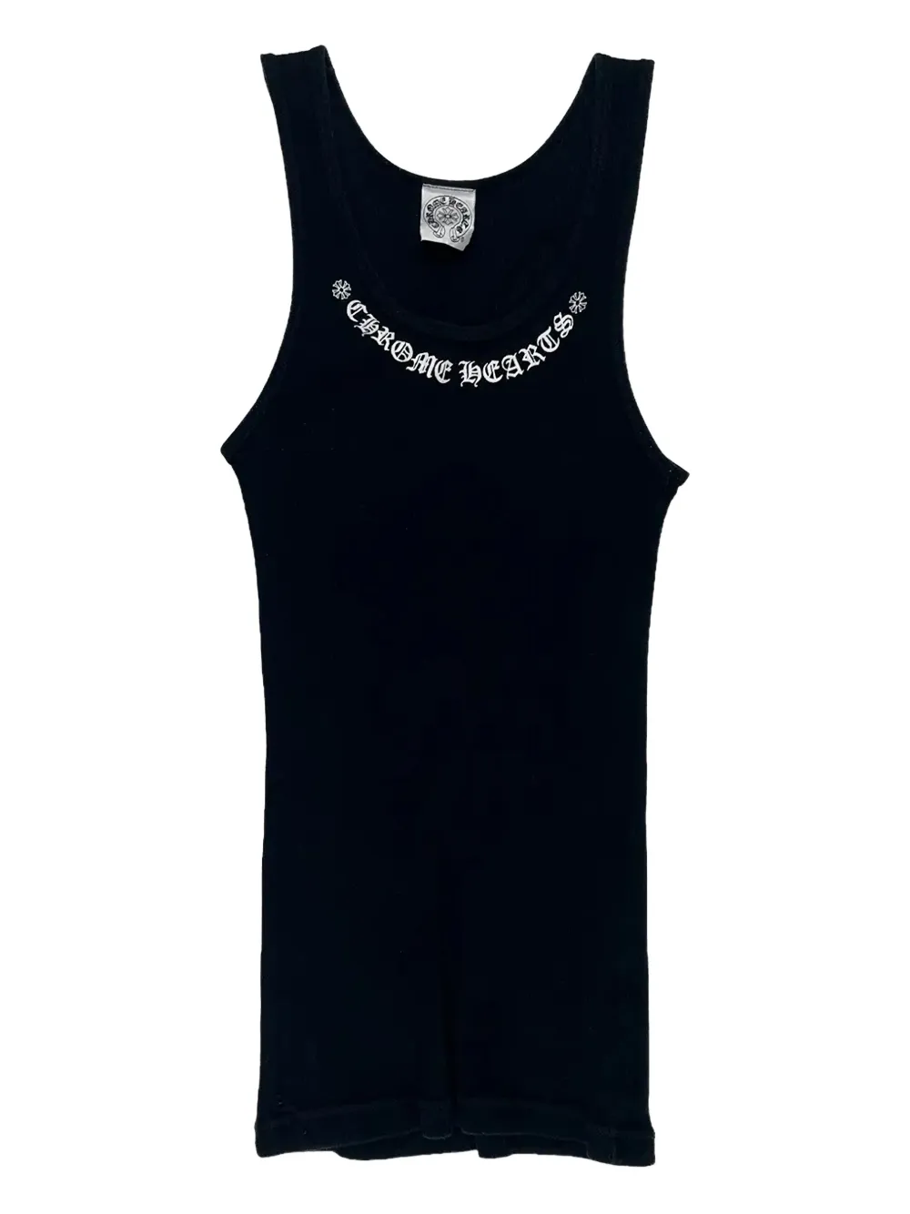 Chrome Hearts Scroll ロゴ タンクトップ - ブラック Chrome Hearts Scroll ロゴ タンクトップ - ブラック