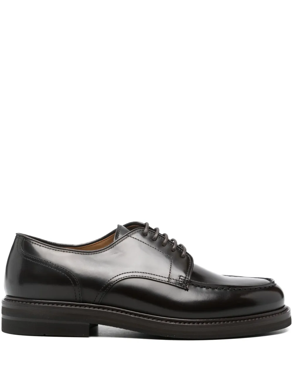 Henderson Baracco leather lace-up Derby shoes | Brown | Image 1