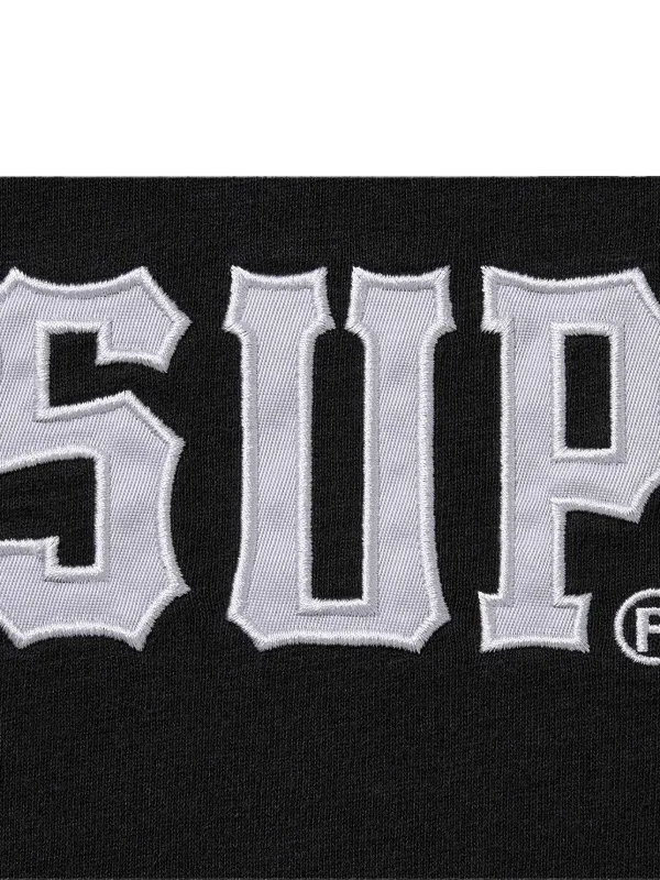 Supreme Twill Applique T shirt black 24AW Week1 立ち上げ Supreme Twill Applique S⁄S Top Tシャツ ☆24AW