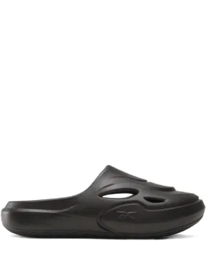 Adidas Yeezy "Slate Marine" Slides | Grey | FARFETCH