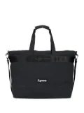 Supreme logo-plaque tote bag - Black