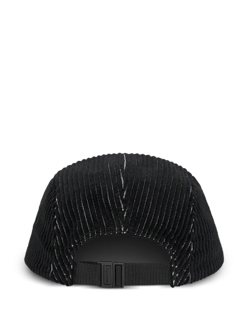 Supreme Camp ribfluwelen pet - Zwart