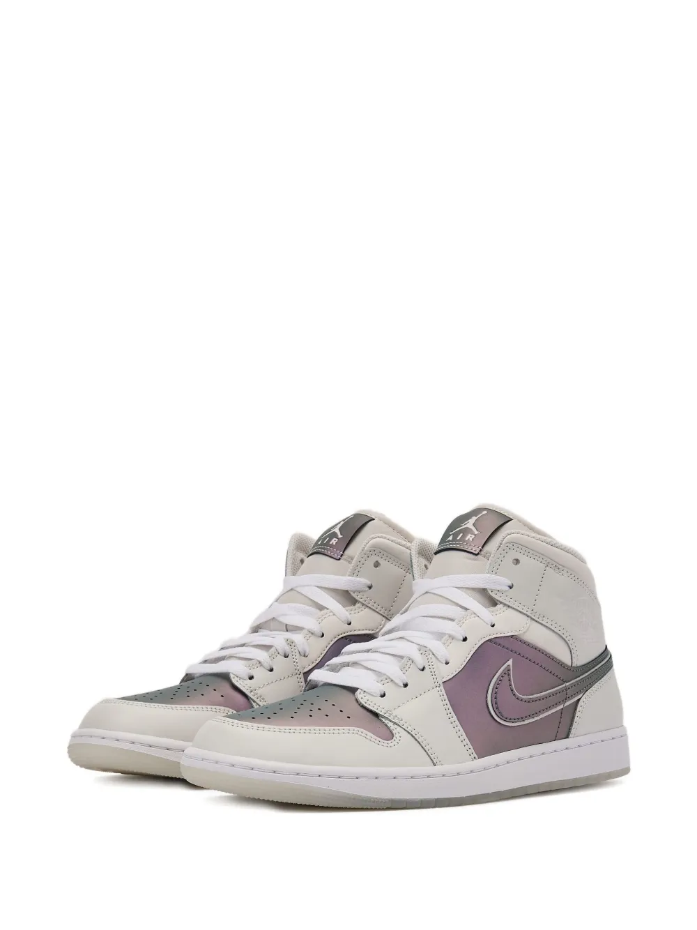 Jordan Iriserende mid-top sneakers - Wit