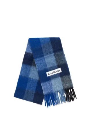 Acne Studios ペイズリー スカーフ | ブルー | FARFETCH JP