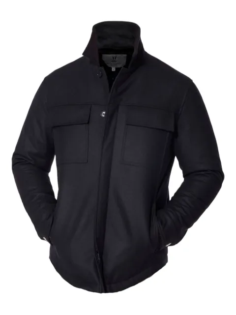 Norwegian Wool flap-pocket wool jacket