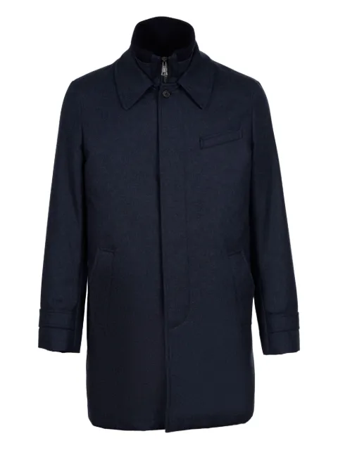 Norwegian Wool Euro buttoned coat